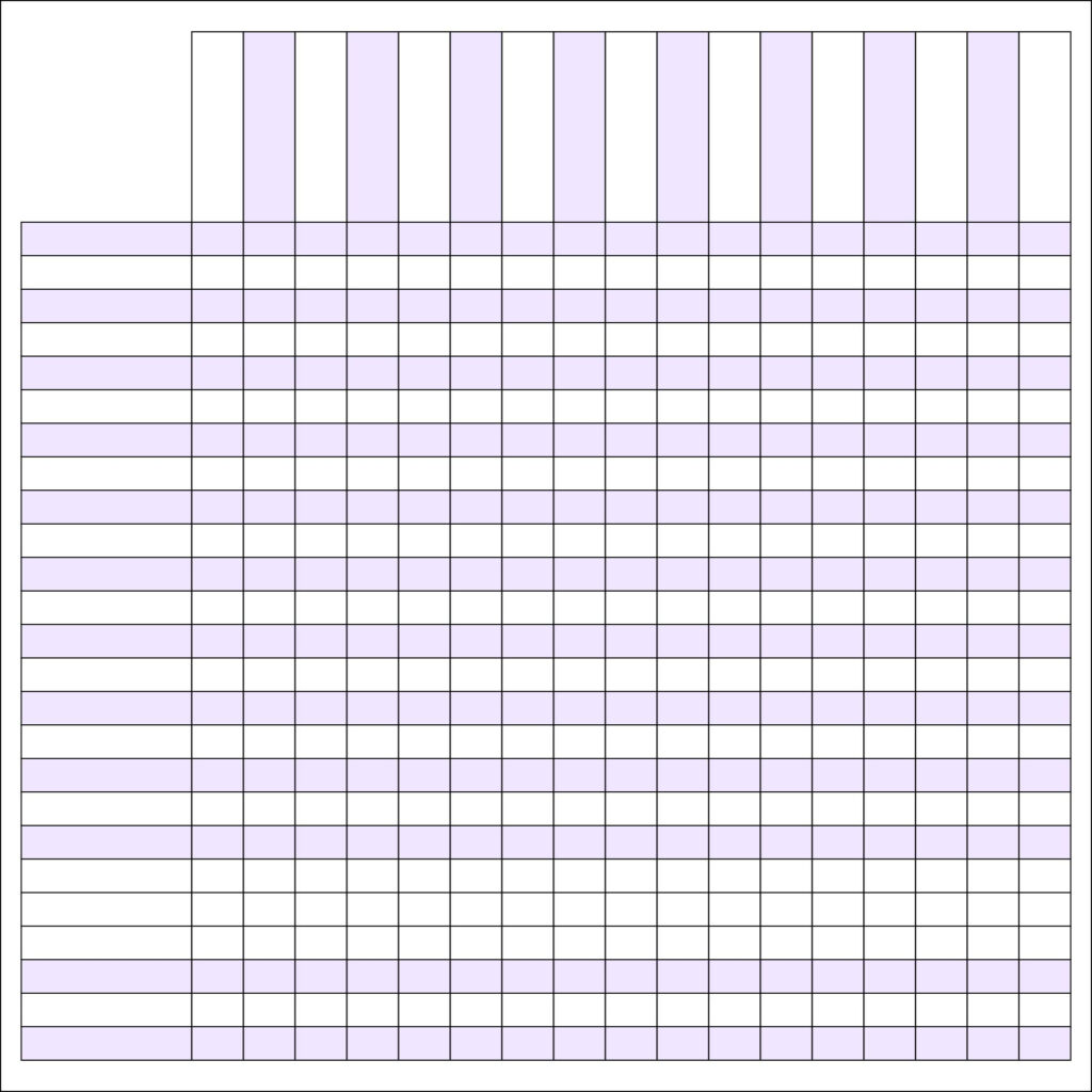 printable sheet with columns and rows FREE Printable Online