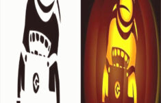 5 Free Halloween Minion Pumpkin Carving Stencils Patterns Ideas In 2020