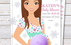Baby Shower Favors EOS Lip Balm Winter Wonderland Baby