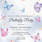 Butterfly D FREE Printable Baby Shower Invitations Templates