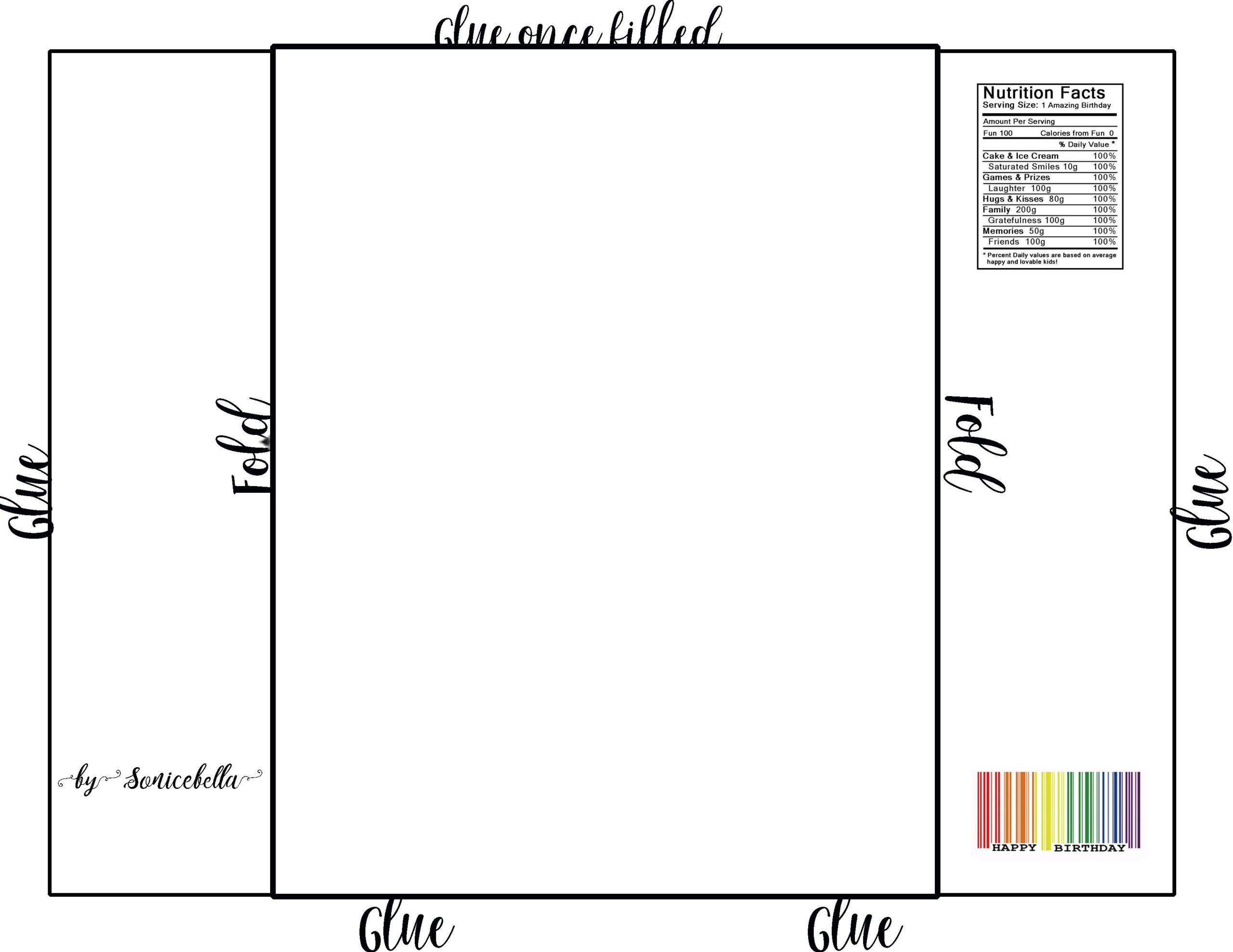 Downloadable Free Printable Chip Bag Template FREE Printable Online