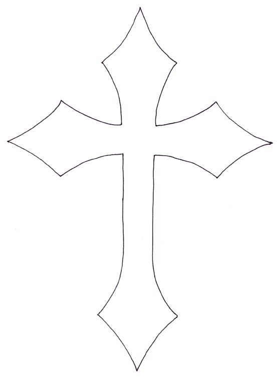 Cross My Heart Tee Cross Drawing Cross Stencil Cross Template