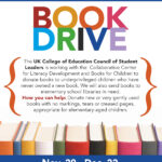 Dec 22 College Of Education Book Drive UK College Of Education