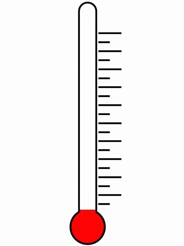 Free Editable Thermometer Template FREE Printable Online