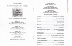 Free Pastor Anniversary Program Template Latter Example Template