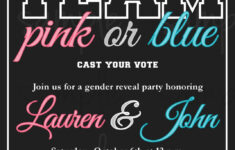 Free Printable Gender Reveal Party Invitations That Are Astounding