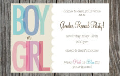 Free Printable Gender Reveal Templates Free Printable