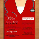 Free Printable Graduation Party Invitation Template Nurse