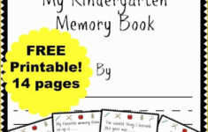 Free Printable Memory Book Templates Of End Of The Year Memory Book
