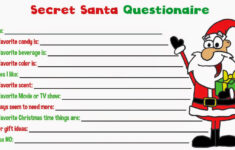 Hannah s Creative Cove Secret Santa Questionnaire