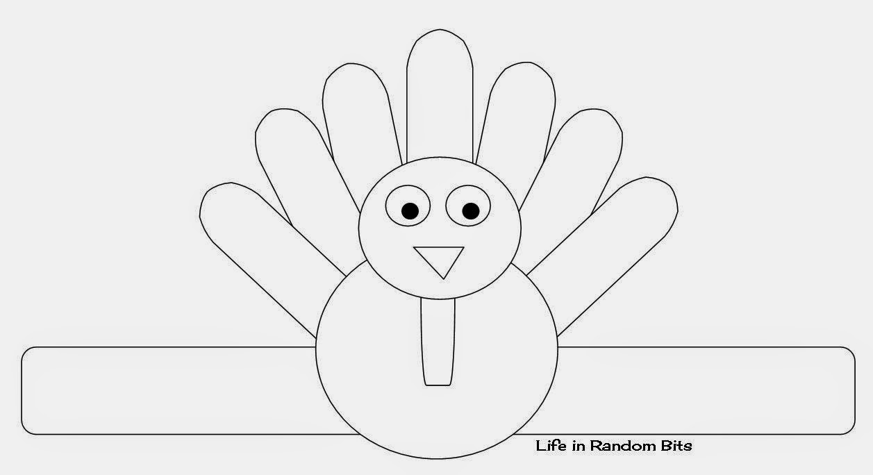 Life In Random Bits Thanksgiving Crafts For Kids with Printable 