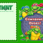 Ninja Turtle Invitation Template Coolest Invitation Templates Free