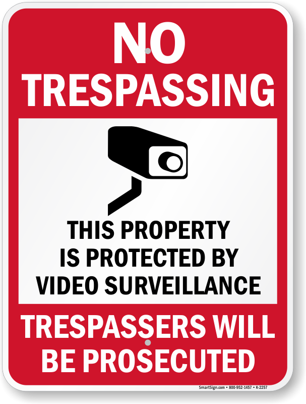 No Trespassing Signs Guaranteed Best Prices