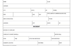 Police Report Template Fill Online Printable Fillable Throughout