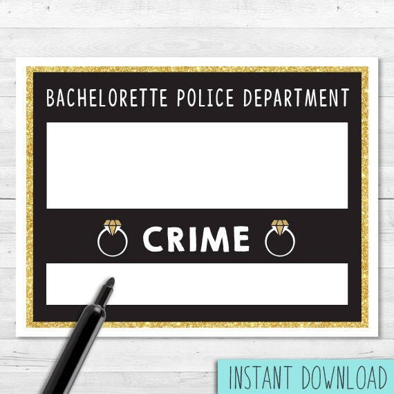 Editable Printable Jail Sign Template Printable Templates Free