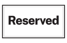 Printable Reserved Sign Free Printable Signs