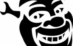 SHREK Pumpkin Carving Printable Stencil Pumpkin Stencil Halloween