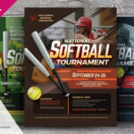 Softball Tournament Flyer Templates By Kinzi21 On creativemarket