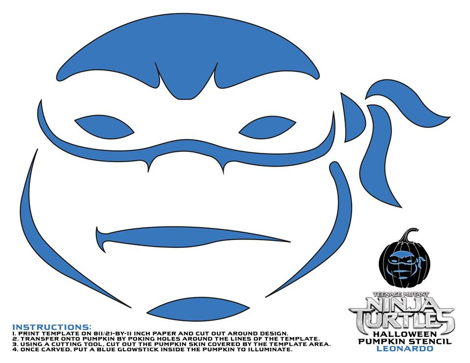 Printable Ninja Turtles Pumpkin Stencils FREE Printable Online