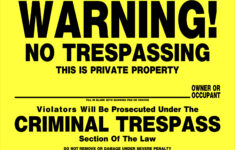 The Hillman Group 12 X 16 High Contrast No Trespassing Sign Walmart