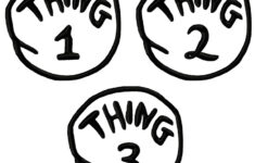 Thing 1 And Thing 2 Free Printable Template