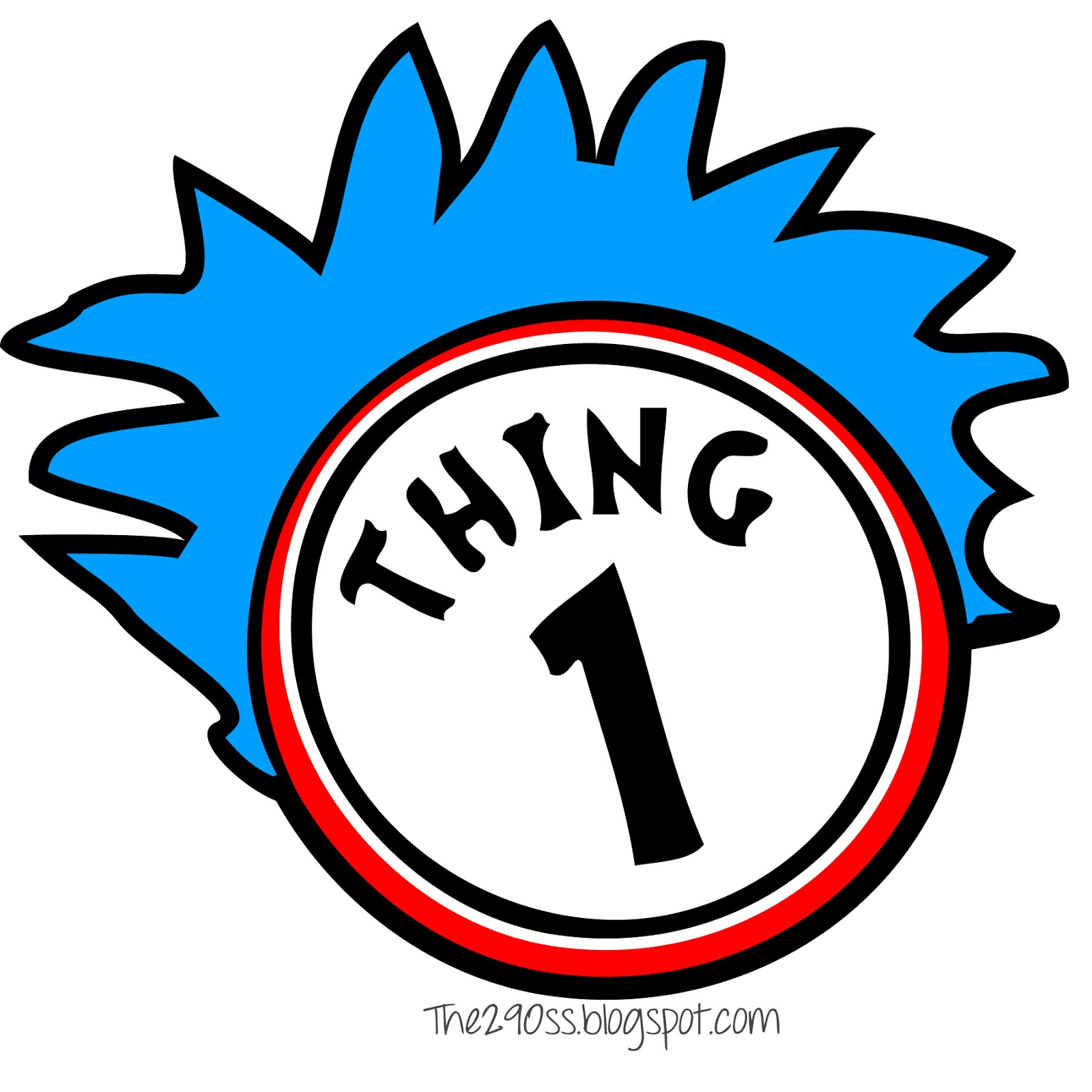 Thing 1 And Thing 2 Printable Clip Art ClipArt Best