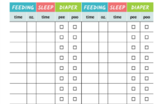 This Free Printable Baby Schedule Chart Can Help Parents Identify Their