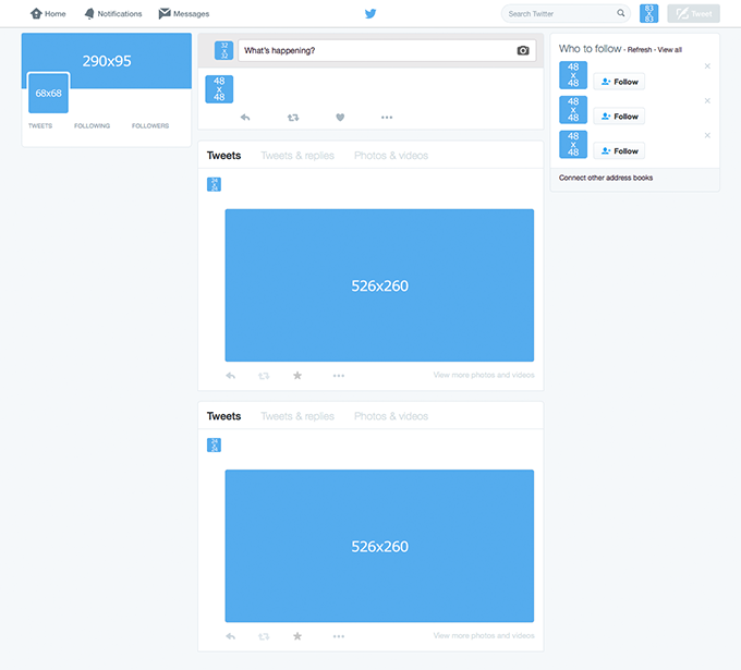 Twitter Template Available For Free Download StudioStock