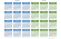 2023 And 2024 Calendar Calendar Quickly