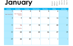 2023 Calendar Colorful Design Free Printable Templates