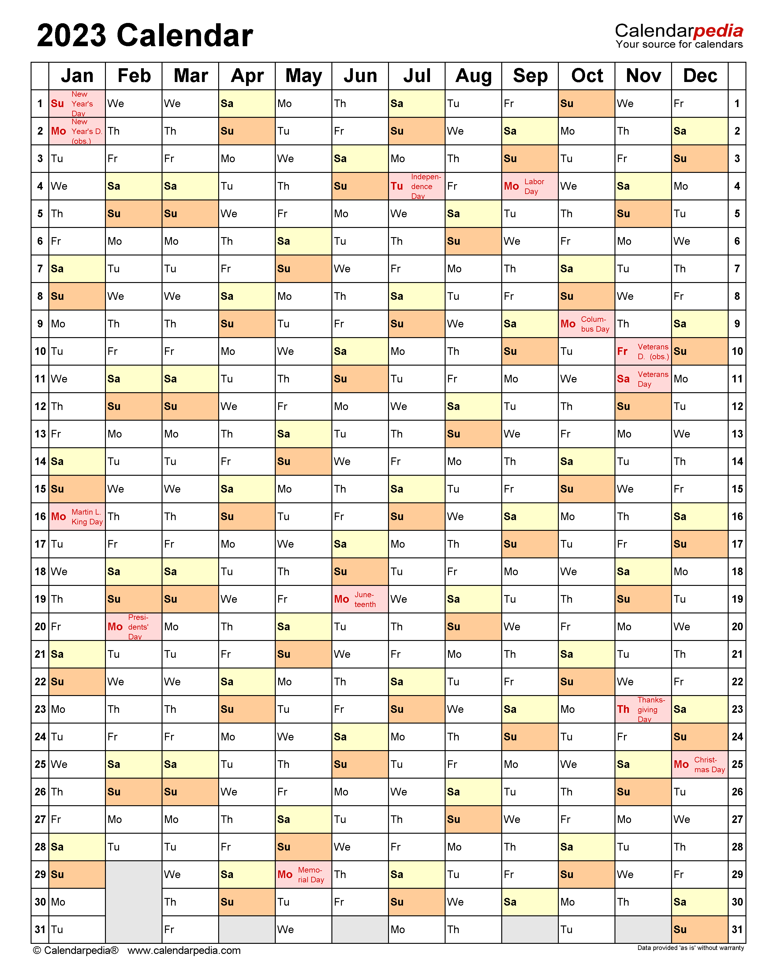 How To Print A 2023 Calendar In Word