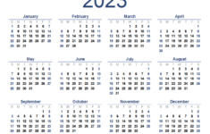 2023 Calendar Templates And Images