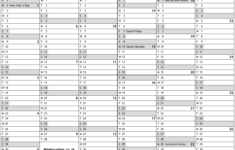 2023 Calendar With Week Numbers And Holidays For Wales Official