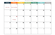 2023 Monthly Calendar Design Free Printable Templates