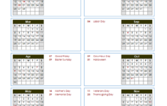 2023 Yearly Calendar Template Vertical Design Free Printable Templates