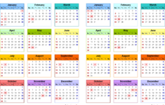 3 Year Calendar 2021 To 2023 Month Calendar Printable