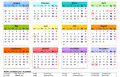 Australia Calendar 2023 Free Printable Excel Templates