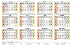 Australia Calendar 2023 Free Printable PDF Templates