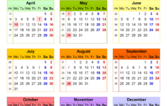 Calendar 2023 UK Free Printable PDF Templates