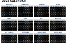 Free 2023 Calendar Monday Start Download Printable Templates Online