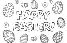 25 Free Printable Easter Coloring Pages For Kids And Adults regarding Free Printable Easter Pages