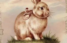 30+ Adorable Vintage Easter Bunny Images For Your Diy Projects in Vintage Easter Printable