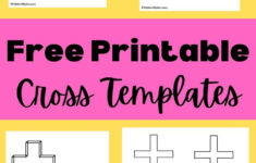 32 Free Printable Easter Crosses And Coloring Pages - within Free Printable Easter Cross