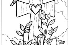 39 Cross Coloring Pages (Free Pdf Printables) for Free Printable Easter Cross