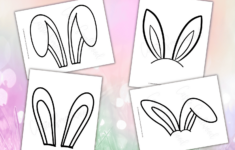 8 Cute Bunny Ear Templates - Cassie Smallwood intended for Easter Ears Printable
