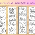 Buy Printable Easter Coloring Bookmarks, Color Your Own Bookmarks, Bunny  Bookmark Printable For Kids, Easter Coloring Pages Easter Kids Activity for Easter Bookmark Printable