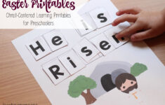 Christ-Centered Easter Printables For Preschoolers with regard to Free Christian Easter Printable For Preschoolers