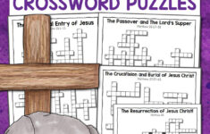 Christian Easter Crossword Puzzles - Mamas Learning Corner throughout Religious Easter Crossword Puzzles Printable