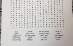 Christian Easter Word Search - Lovinghomeschool pertaining to Religious Easter Crossword Puzzles Printable
