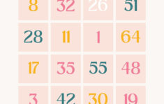 Customize 71+ Easter Bingo Cards Templates Online - Canva for Template Easter Bingo Printable